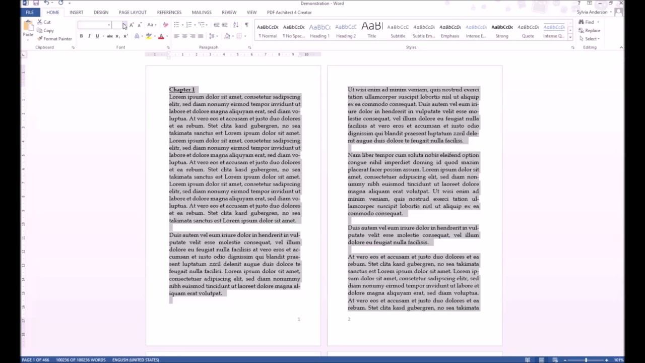 make a custom size pdf on word for mac